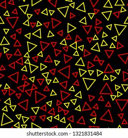 Seamless vector EPS 10 Abstract geometric pattern with triangles. Multicolor Figures. 
