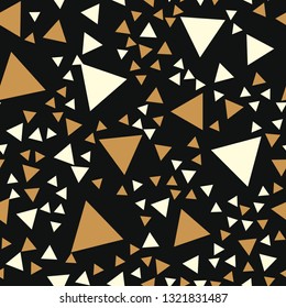 Seamless vector EPS 10 Abstract geometric pattern with triangles. Multicolor Figures. 
