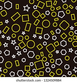 Seamless vector EPS 10 Abstract geometric pattern with Rhombus. Multicolor Figures
