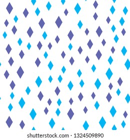 Seamless vector EPS 10 Abstract geometric pattern with Rhombus. Multicolor Figures
