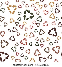 Seamless vector EPS 10. Colorful pattern with different Arrows. Texture background for textile, print, paper, fabric background, wallpaper