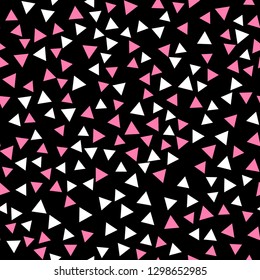 Seamless vector EPS 10 geometric pattern with different triangles
