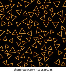 Seamless vector EPS 10 pattern. Geometric texture with triangles