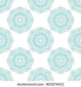 Seamless  vector  ethnic ornate background.  Islam, Arabic, Indian, ottoman style. Background, wallpaper, textile. 
