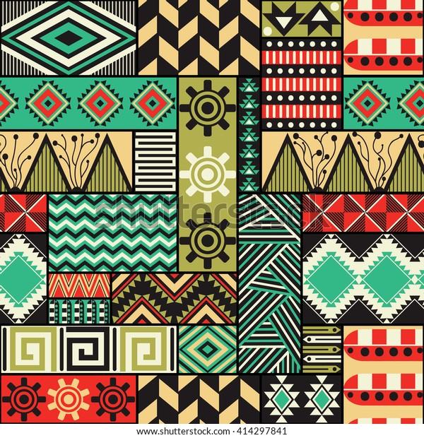 Motif Harmonieux Vectoriel Ethnique Texture Tribale Image Motif Harmonieux Vectoriel Ethnique Texture Tribale Image