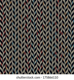 Seamless vector ethnic zigzag pattern background