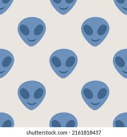 Seamless vector extraterrestrial pattern. Background for fabric, textile, wrapping, cover etc.