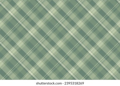 Seamless vector fabric of background pattern texture with a plaid tartan check textile in pastel and light colors.