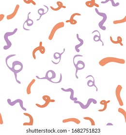 Seamless Vector Fashion Pattern. Pop Textured Texture for Web. Illustration Sweet print. Endless Vector Circles Wallpaper. Artistic Digital Vector Patchwork Print.