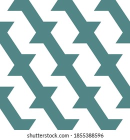 Seamless vector. Figures ornament. Curves pattern. Jagged stripes wallpaper. Geometric image. Zigzag lines background. Ethnic motif. Digital paper, textile print, abstract backdrop.