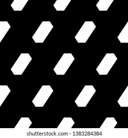 Seamless vector. Figures ornament. Polygons pattern. Simple shapes wallpaper. Pickets motif. Geometric image. Hexagons background. Digital paper, textile print, abstract backdrop.