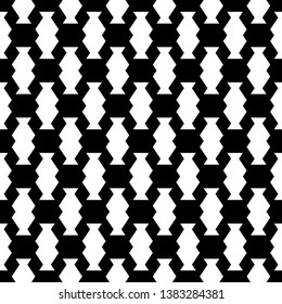 Seamless vector. Figures ornament. Simple shapes wallpaper. Geometric image. Folk background. Ethnic motif. Tribal pattern. Digital paper, textile print, abstract backdrop