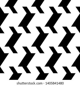 Seamless vector. Figures ornament. Tribal pattern. Simple shapes wallpaper. Geometric image. Folk background. Ethnic motif. Digital paper, textile print, abstract backdrop.