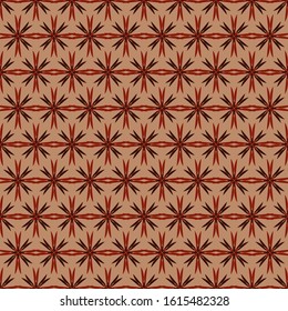 Seamless vector floral background. Abstract decorative geometric flowers. Can be used for wallpapers, fill images, web page, background, surface