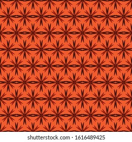 Seamless vector floral background. Abstract decorative geometric flowers. Can be used for wallpapers, fill images, web page, background, surface