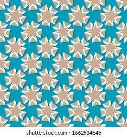 Fondo floral vectorial transparente. Flores geométricas decorativas abstractas. Se puede utilizar para fondos de escritorio, imágenes de relleno, página web, fondo, superficie