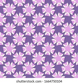 Fondo floral vectorial transparente. Flores geométricas decorativas abstractas. Se puede utilizar para fondos de escritorio, imágenes de relleno, página web, fondo, superficie