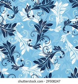 Seamless vector floral background for design use