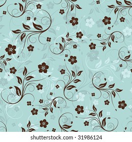 Seamless vector floral background for design use