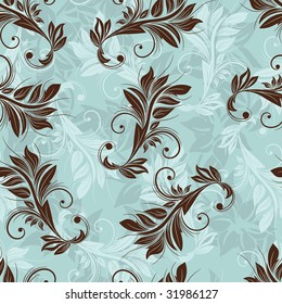 Seamless vector floral background for design use