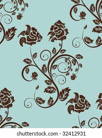 Seamless vector floral background for design use