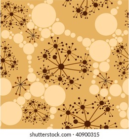 seamless vector floral background for easy making seamless pattern just drag all group into swatches bar, and use it for filling any contours