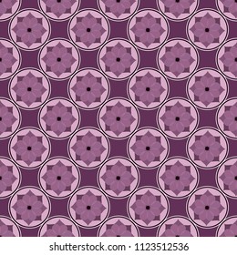 Seamless vector floral background illustration. Abstract pattern of decorative flowers. Design elements for Scrapbook. Can be used for wallpapers, fills images, background, surface