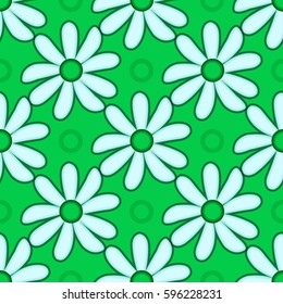 Seamless vector floral background illustration