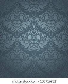 Seamless Vector Floral Ornament