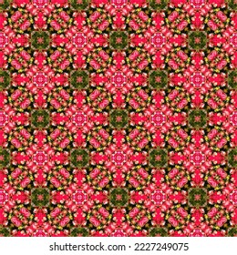 Seamless vector floral ornament for creativity