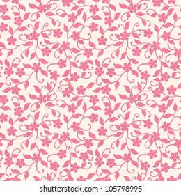 Seamless Vector Floral Pattern