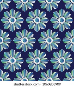 Seamless vector floral pattern