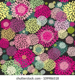 Seamless vector floral pattern 