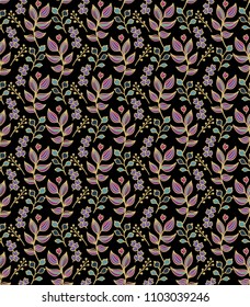 Seamless vector floral pattern 