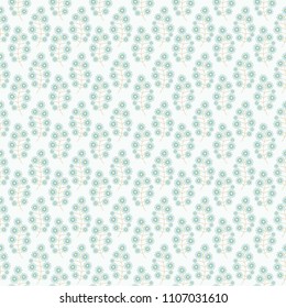 Seamless vector floral pattern