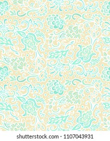 Seamless vector floral pattern