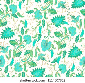Seamless vector floral pattern