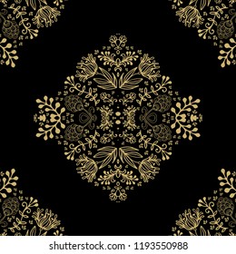 Seamless vector floral  pattern