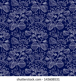 Seamless vector floral pattern