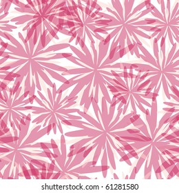 Seamless vector floral pattern.