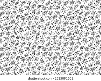 Seamless vector floral pattern. Seamless vector background for print.