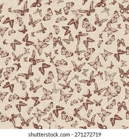 Seamless vector floral  pattern, pattern can be used for wallpaper, pattern fills, surface textures