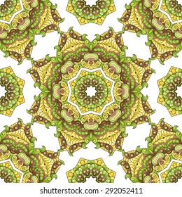 Seamless vector floral  pattern, pattern can be used for wallpaper, pattern fills, surface textures 