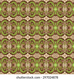 Seamless vector floral  pattern, pattern can be used for wallpaper, pattern fills, surface textures 