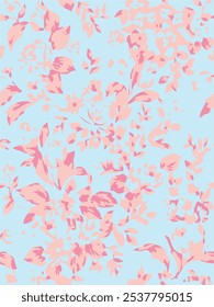 Seamless vector floral pattern. Classic illustration.