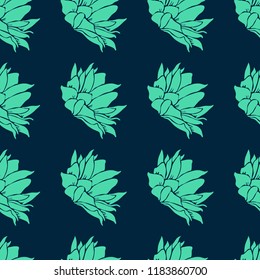 Seamless vector floral pattern. Colorful background