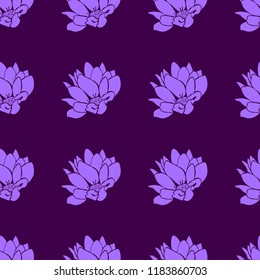 Seamless vector floral pattern. Colorful background
