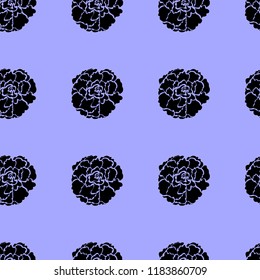 Seamless vector floral pattern. Colorful background