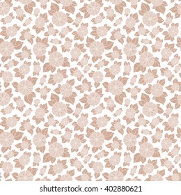 Seamless vector floral pattern with colorful fantasy plants and flowers, pattern can be used for wallpaper, pattern fills, web page background, surface textures