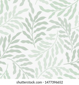 Seamless Vector Floral Pattern. Delicate Subtle Botanical Background